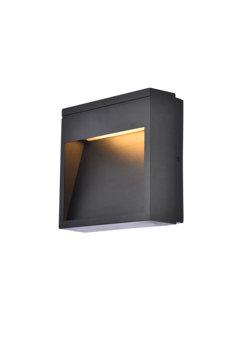 Integrated Led Wall Sconce In Black