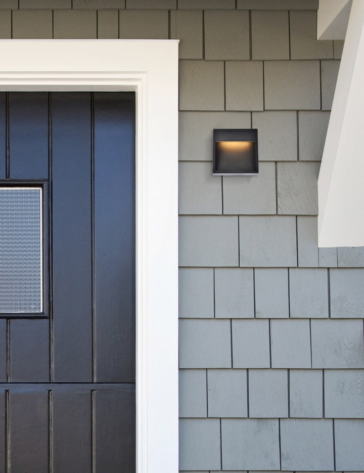 Integrated Led Wall Sconce In Black