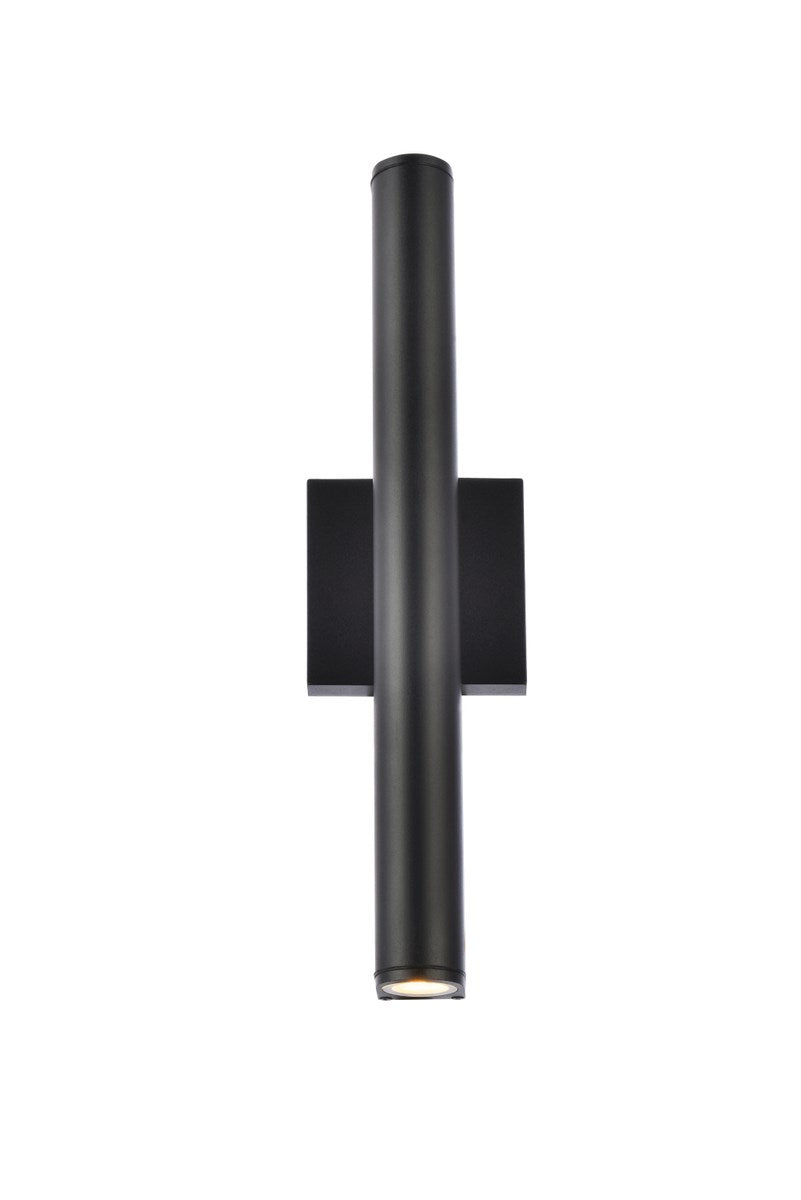 Integrated Led Wall Sconce In Black by Living District