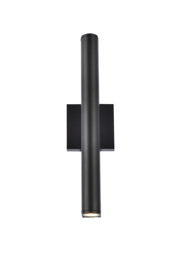 Integrated Led Wall Sconce In Black by Living District