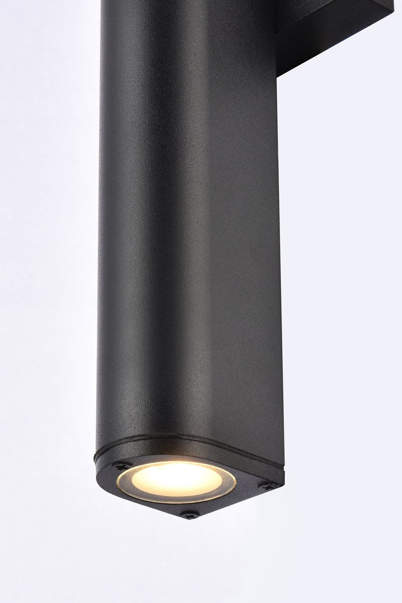 Integrated Led Wall Sconce In Black