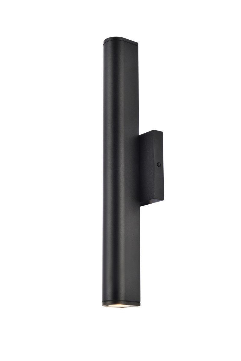 Integrated Led Wall Sconce In Black