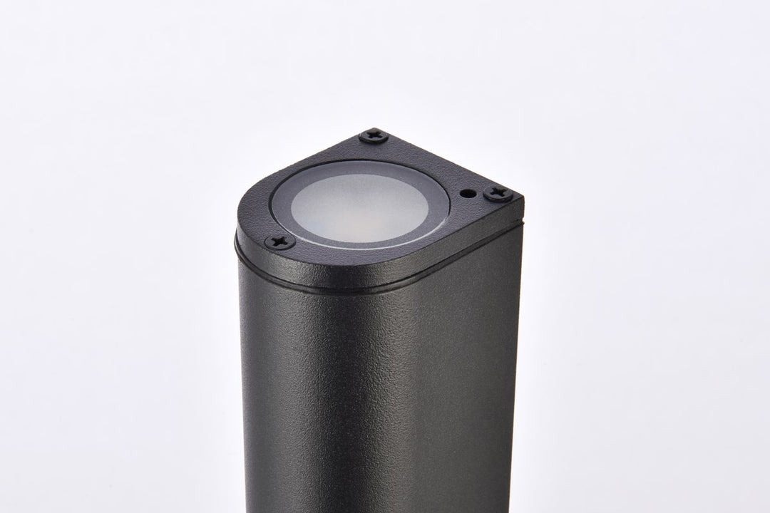 Integrated Led Wall Sconce In Black