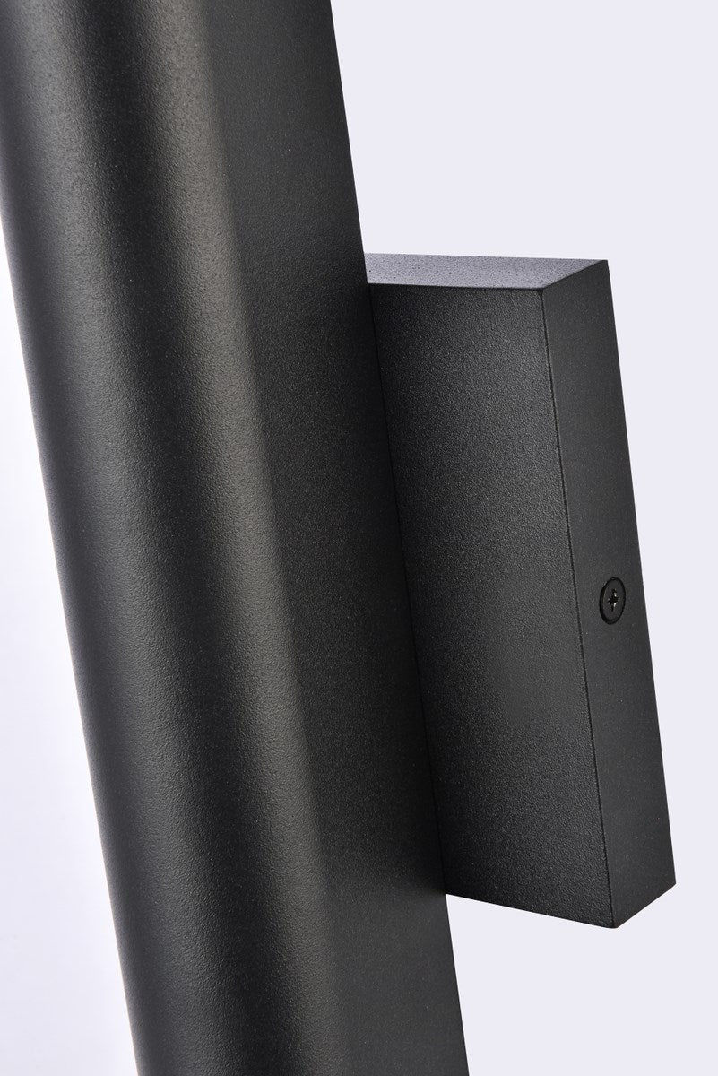 Integrated Led Wall Sconce In Black