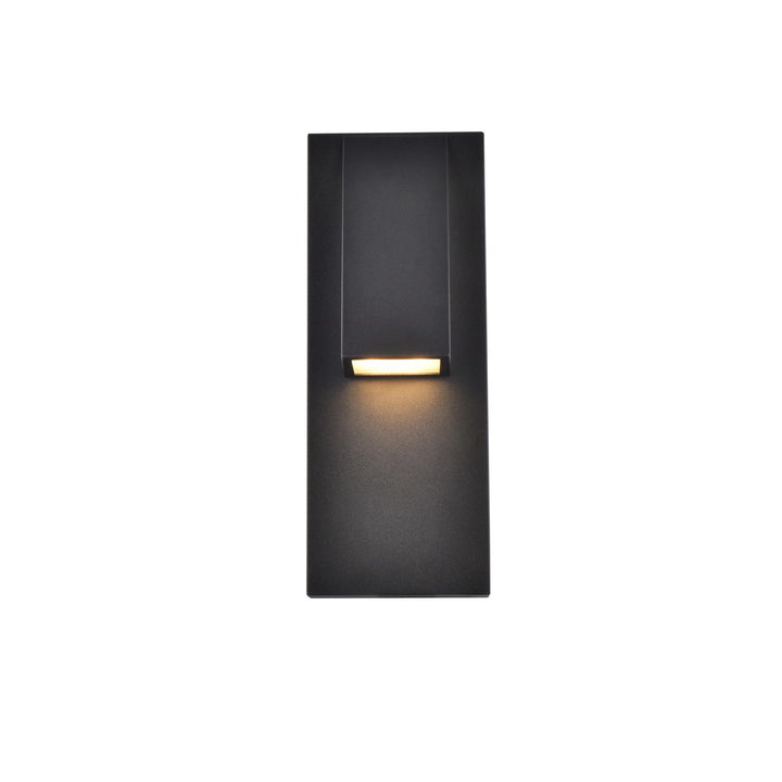 Integrated Led Wall Sconce In Black by Living District