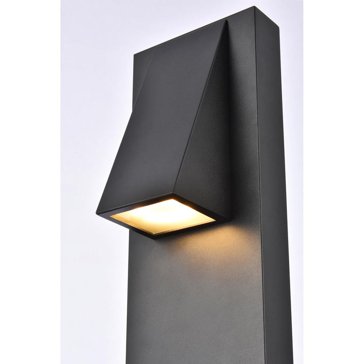Integrated Led Wall Sconce In Black