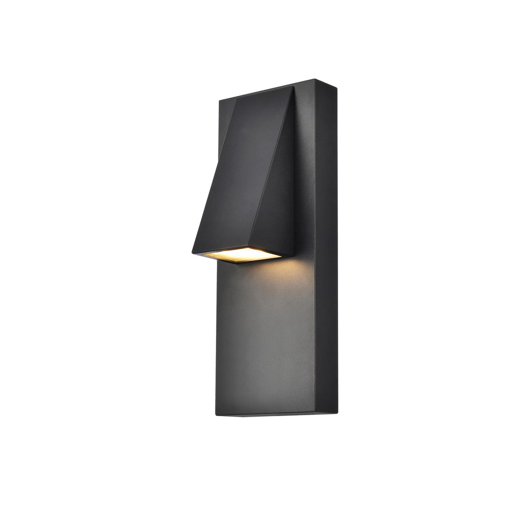 Integrated Led Wall Sconce In Black