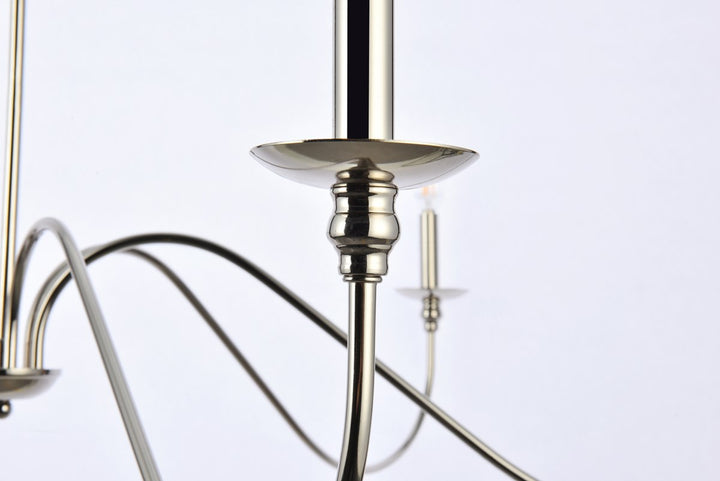 48 Inch Chandelier In Polished Nickel
