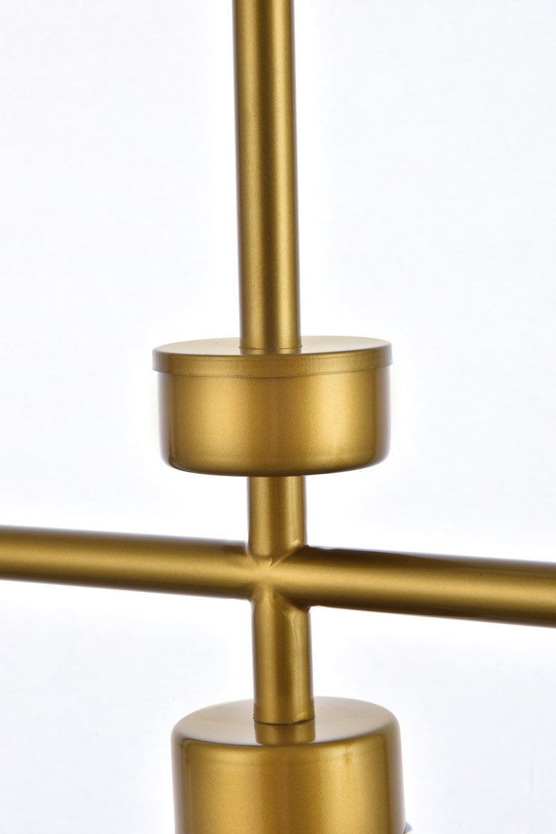 3 Lights Brass Pendant