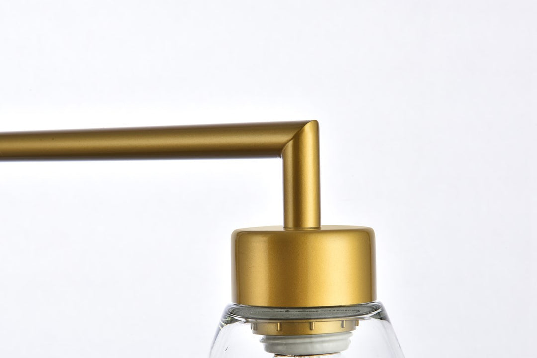 3 Lights Brass Pendant