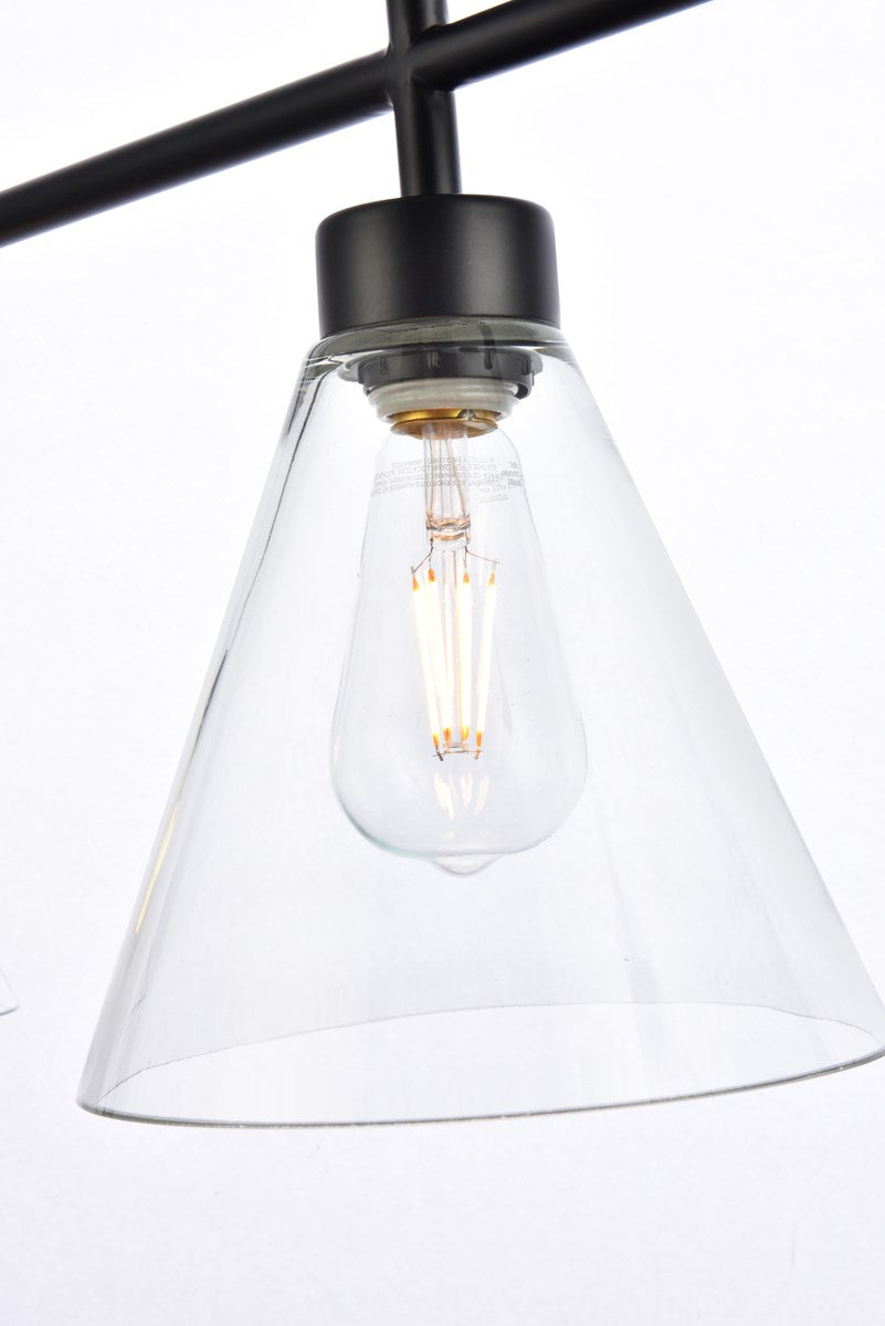 3 Lights Black Pendant