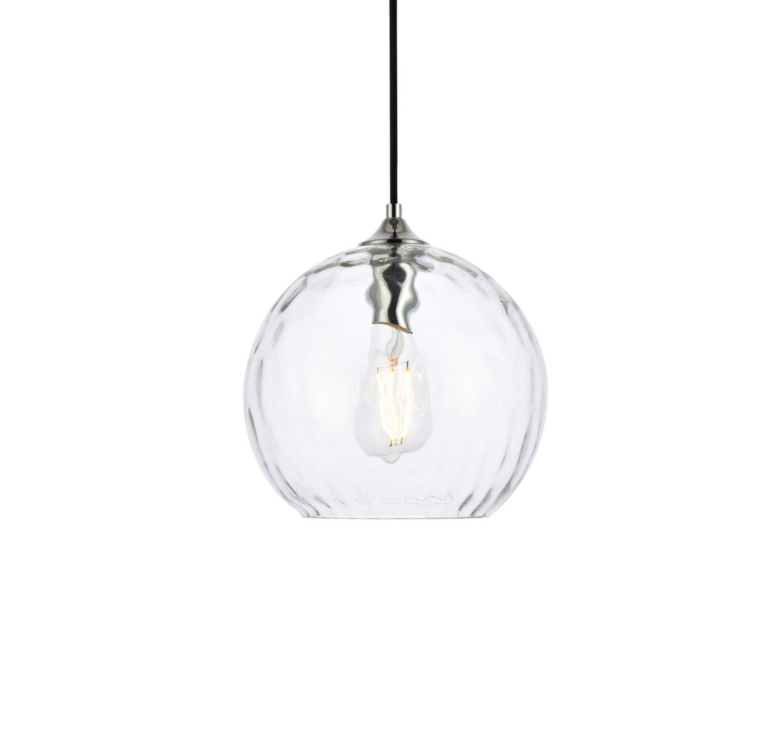 10 Inch Light Chrome Pendant