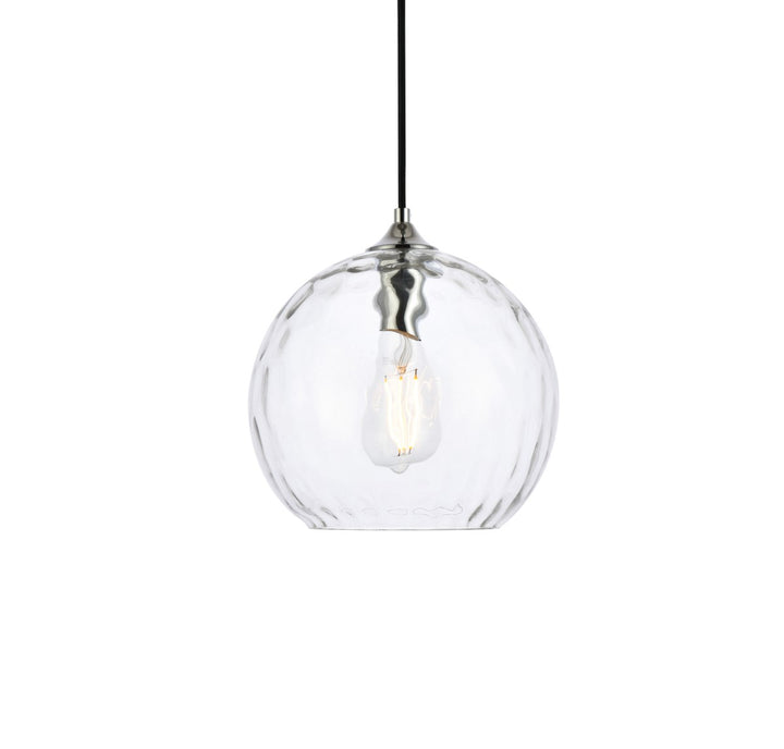 10 Inch Light Chrome Pendant