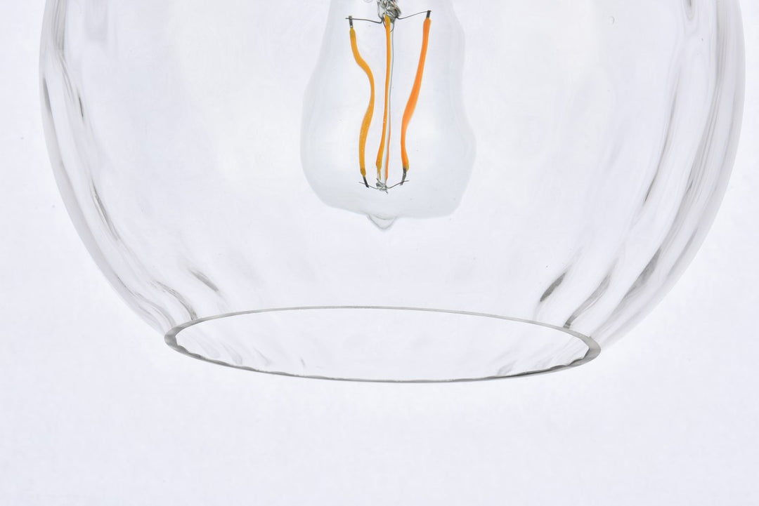 10 Inch Light Chrome Pendant