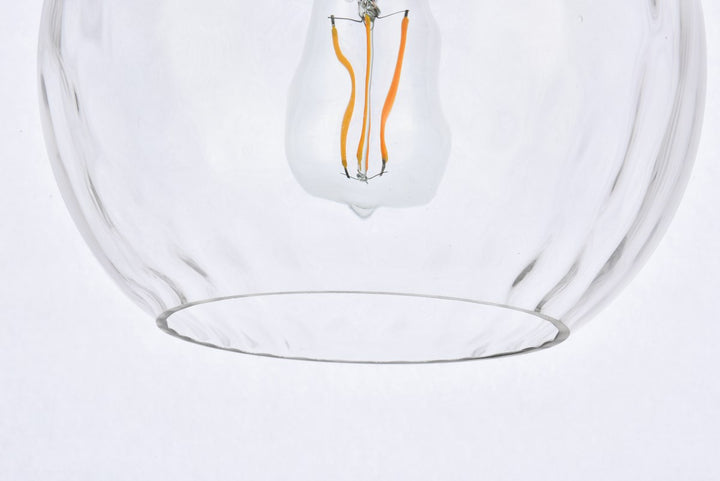10 Inch Light Chrome Pendant