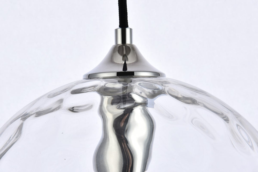 10 Inch Light Chrome Pendant