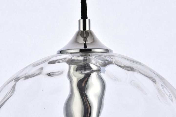 10 Inch Light Chrome Pendant