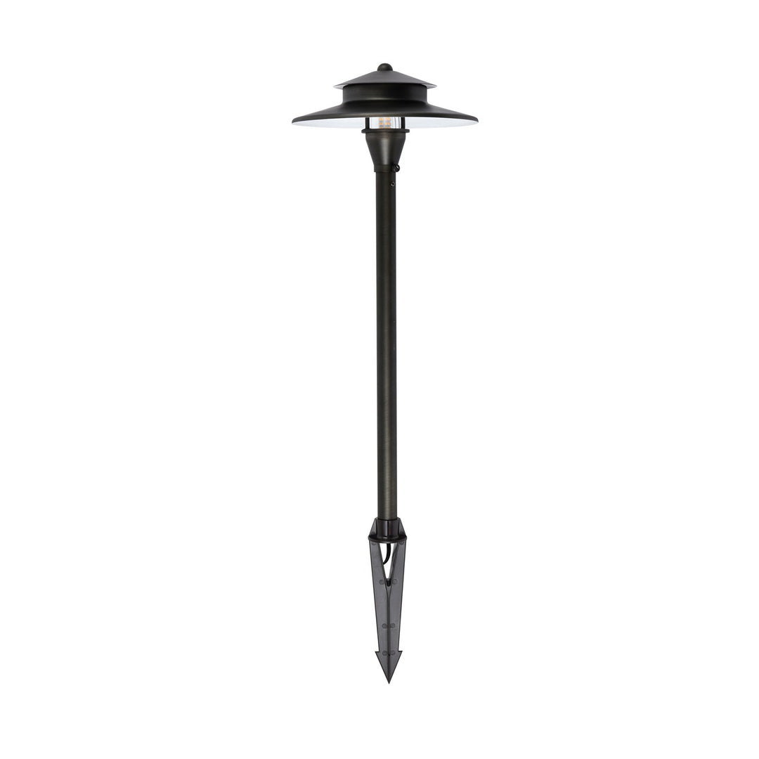 Outdoor Cast Brass Path Light D:9in H:24in