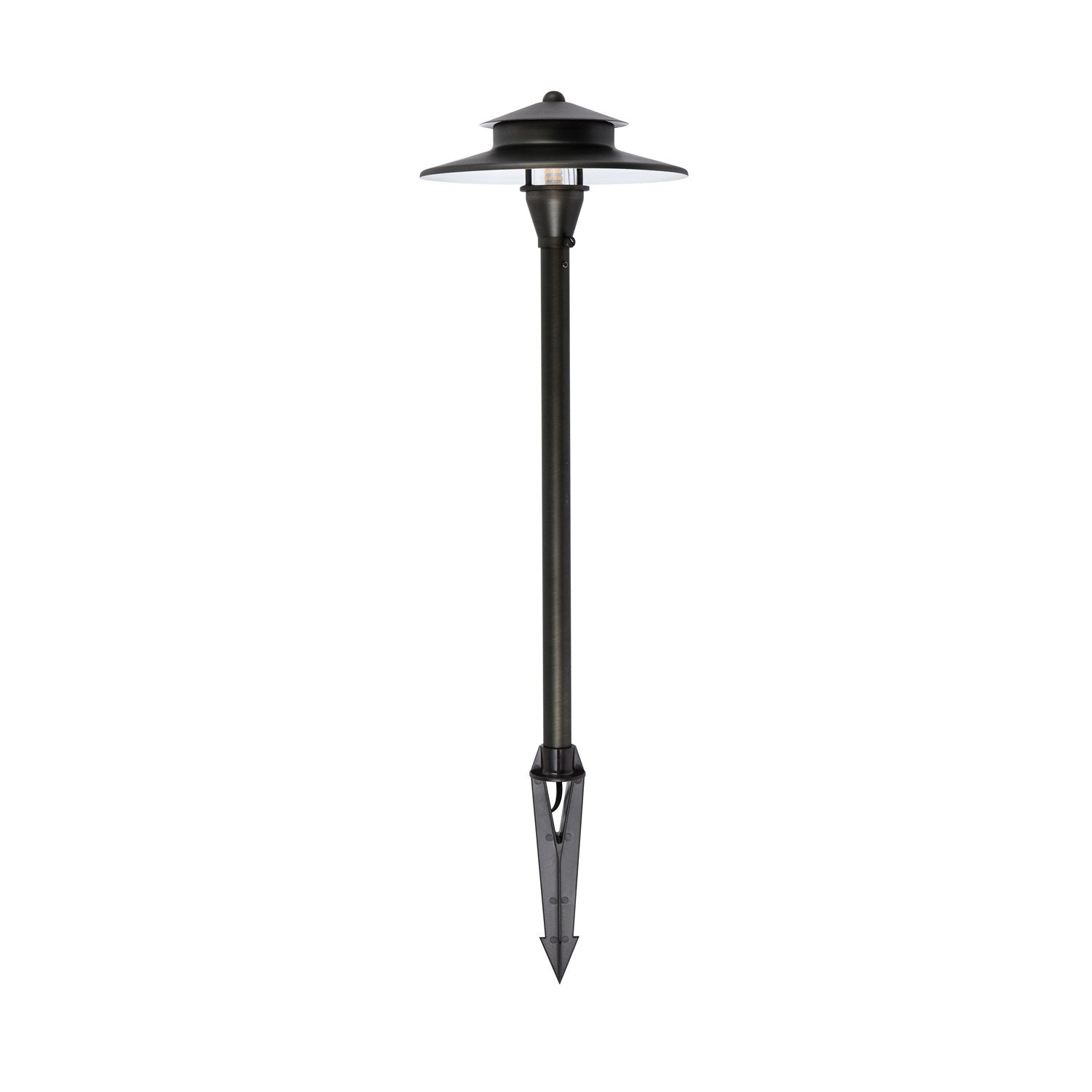 Outdoor Cast Brass Path Light D:9in H:24in