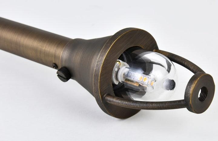 Outdoor Cast Brass Path Light D:9in H:24in