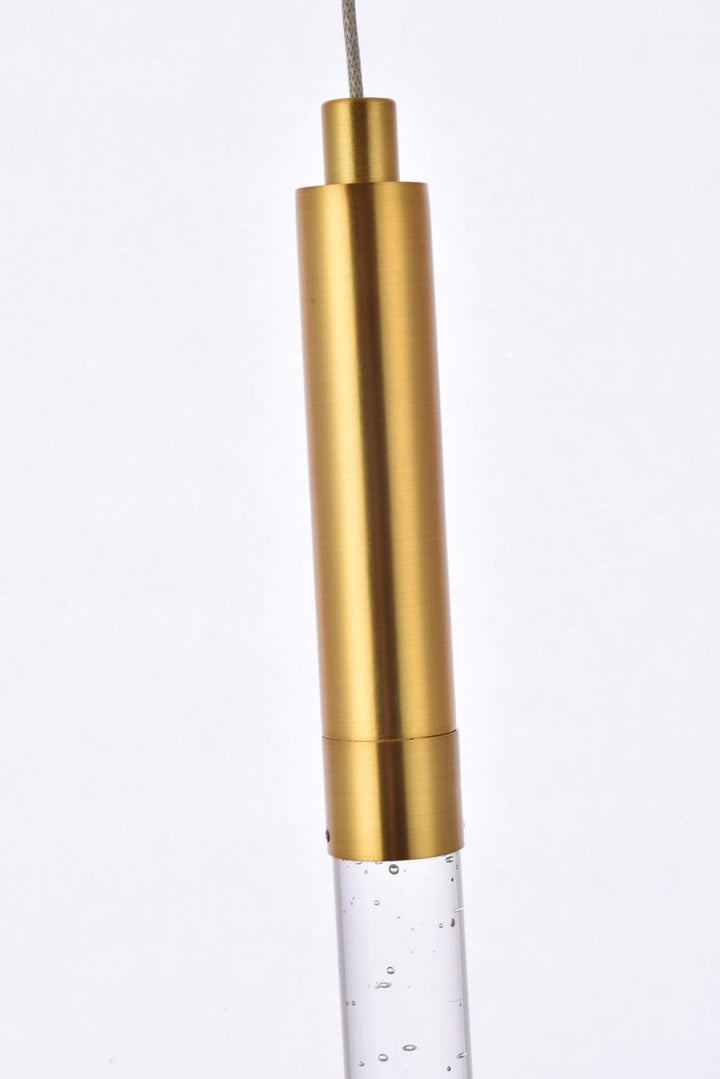 1 Light Gold Pendant