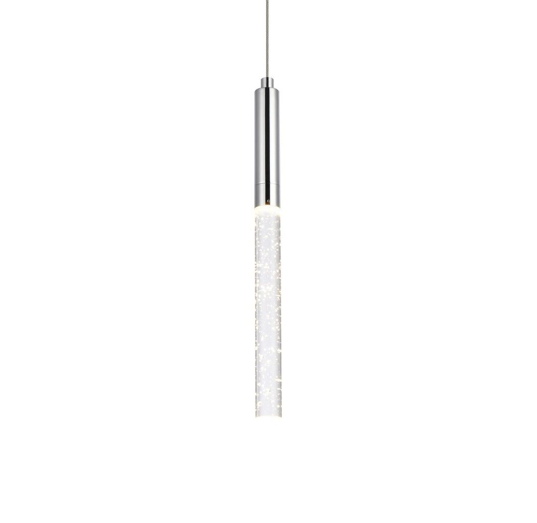 1 Light Chrome Pendant