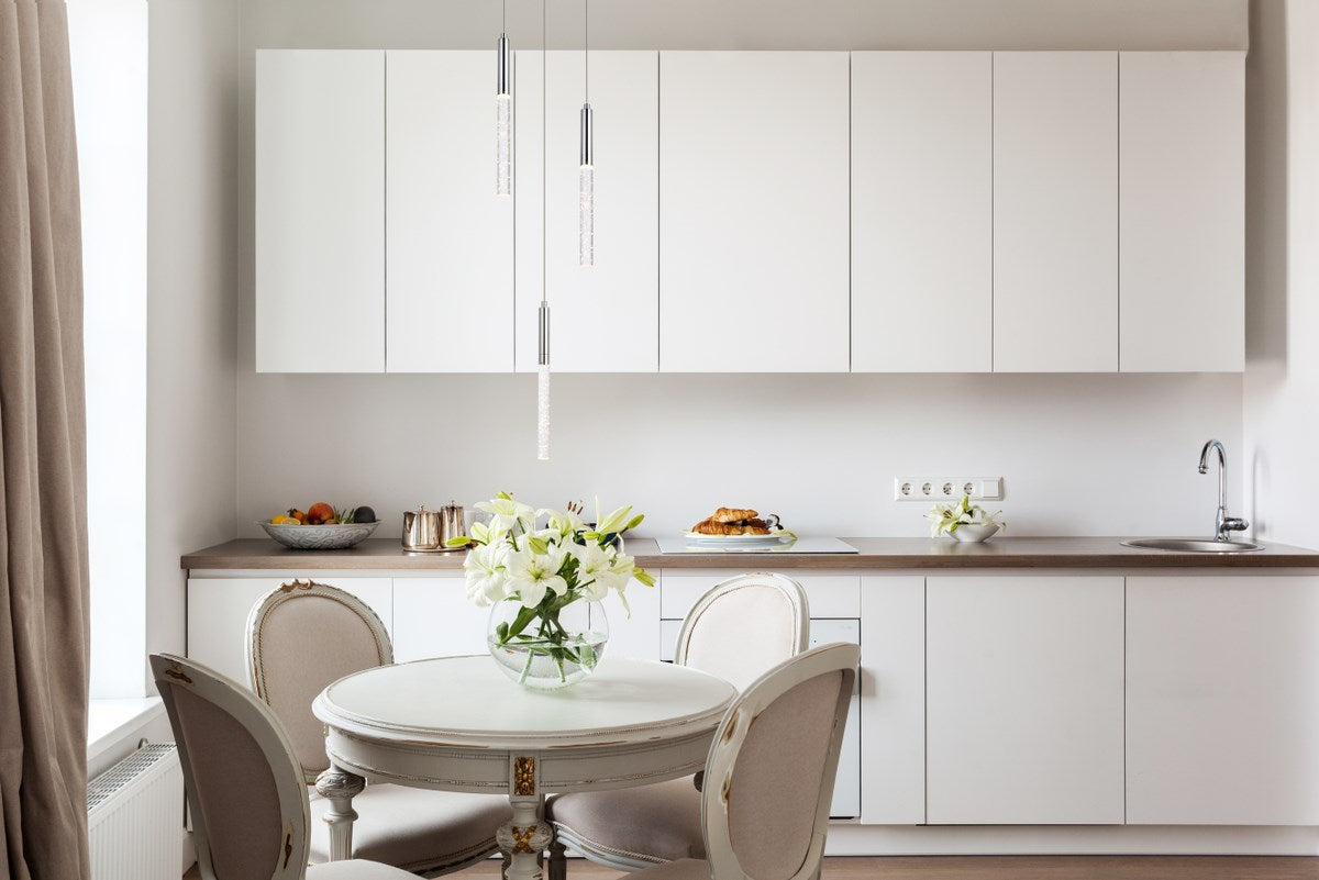 3 Lights Chrome Pendant