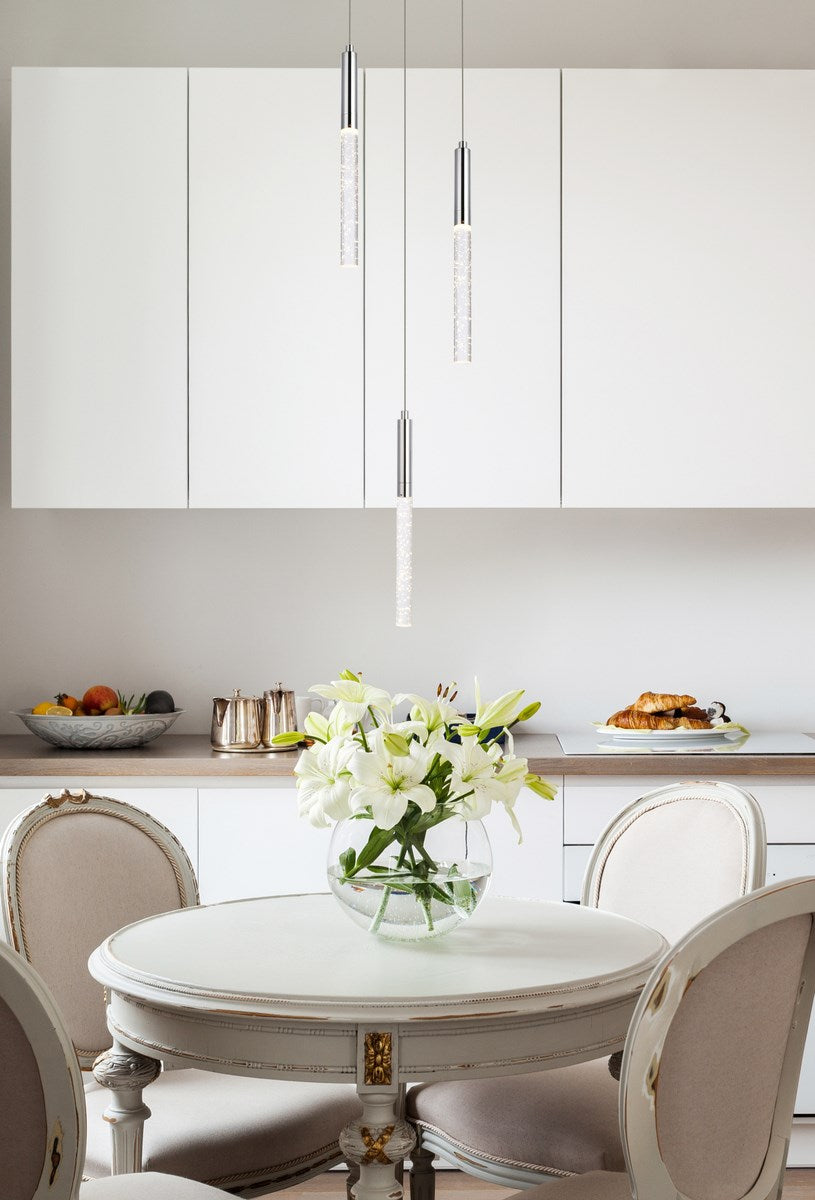 3 Lights Chrome Pendant