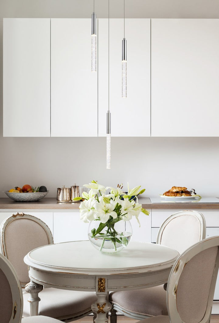 3 Lights Chrome Pendant