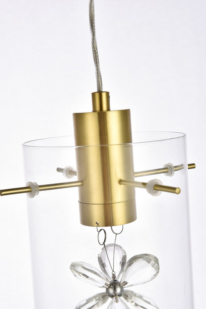 1 Light Gold Pendant