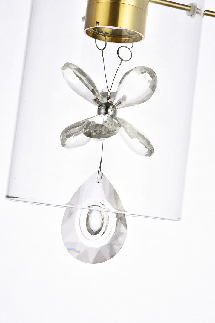 1 Light Gold Pendant