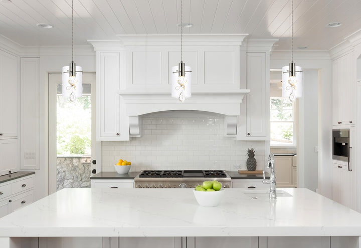 1 Light Chrome Pendant
