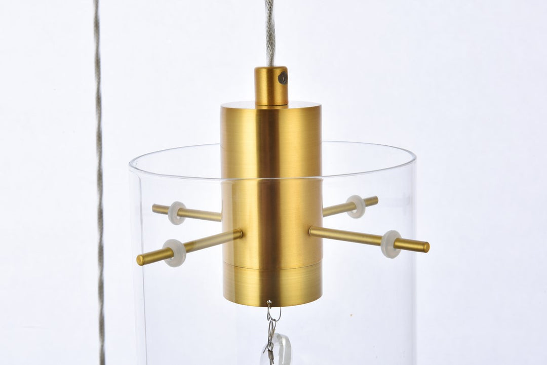5 Lights Gold Pendant