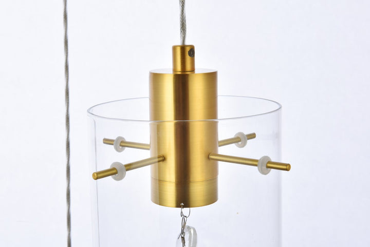5 Lights Gold Pendant