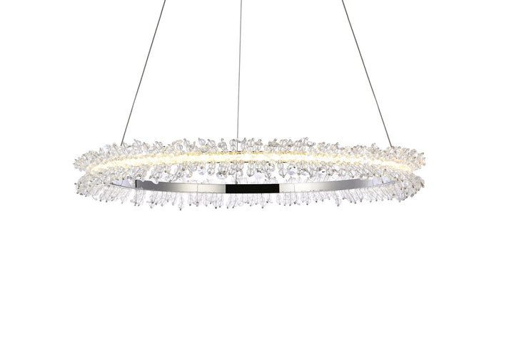 Led 26 Inch Chrome Pendant