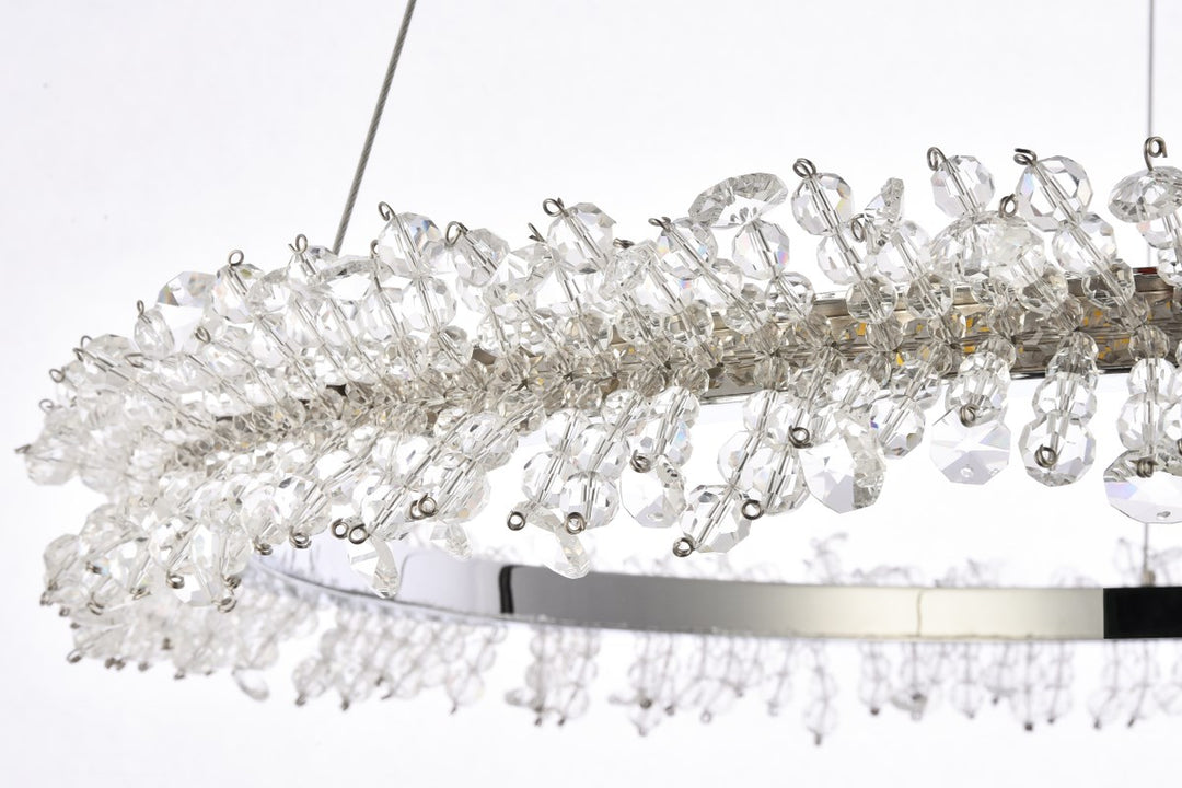 Led 26 Inch Chrome Pendant