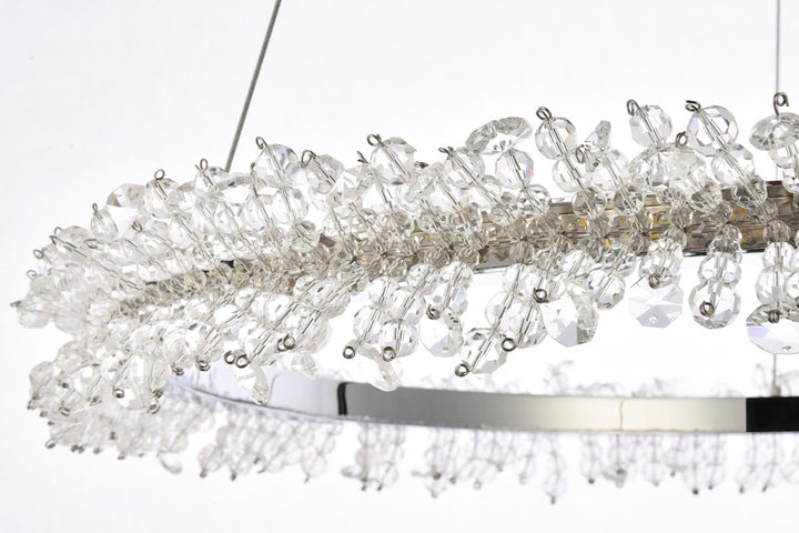 Led 26 Inch Chrome Pendant