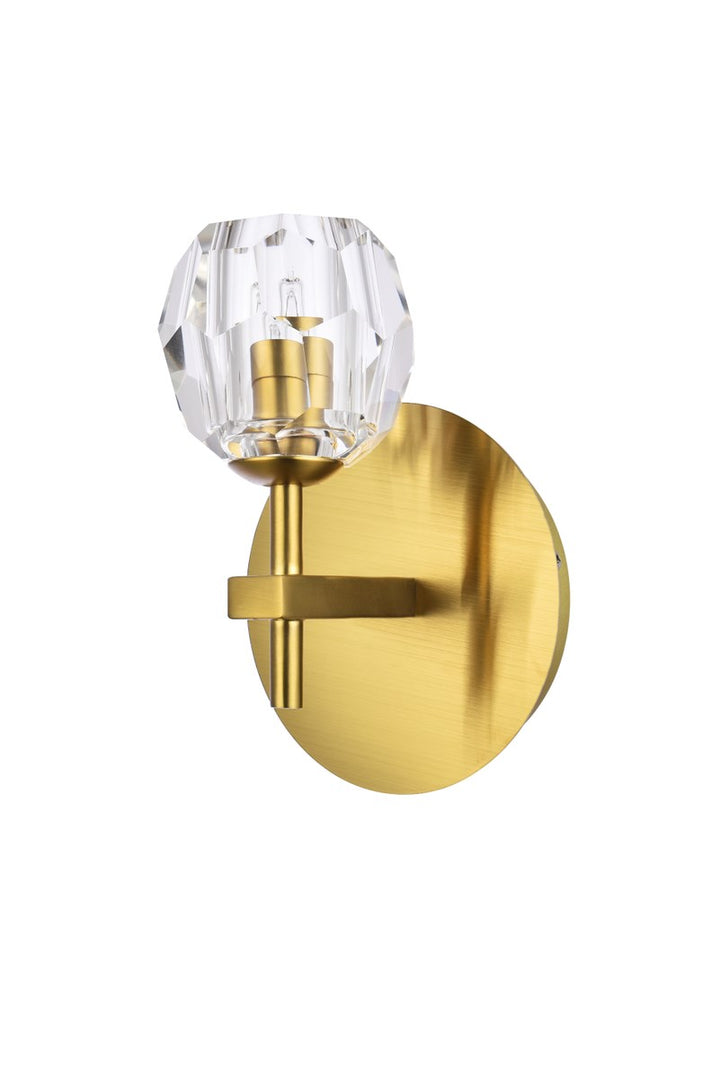 1 Light Gold Wall Sconce