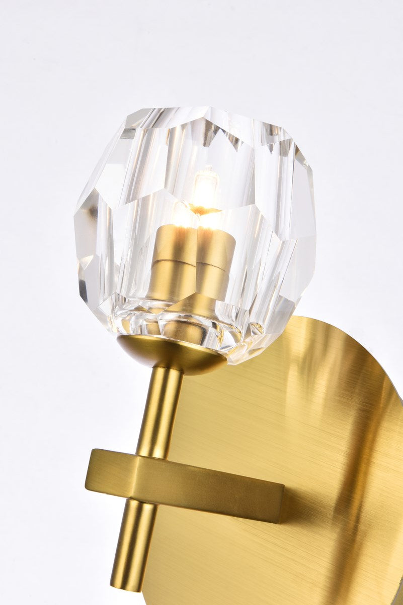 1 Light Gold Wall Sconce