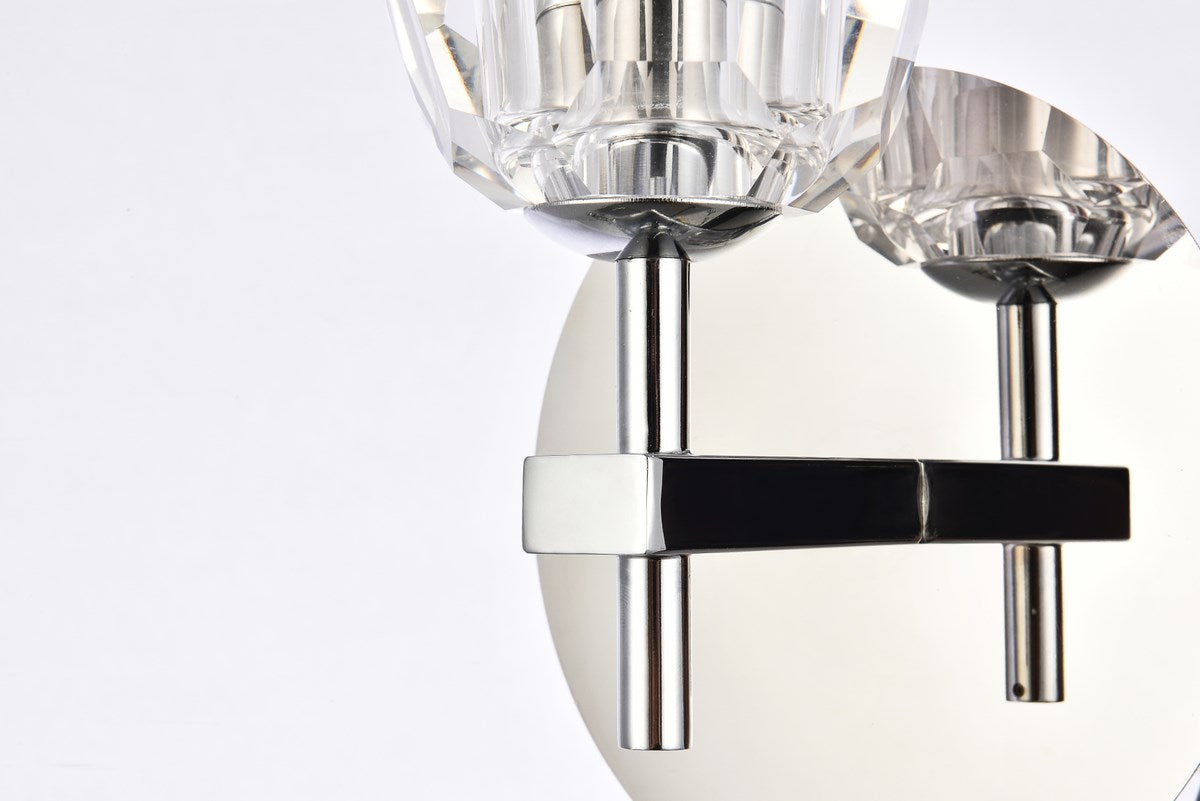 1 Light Chrome Wall Sconce