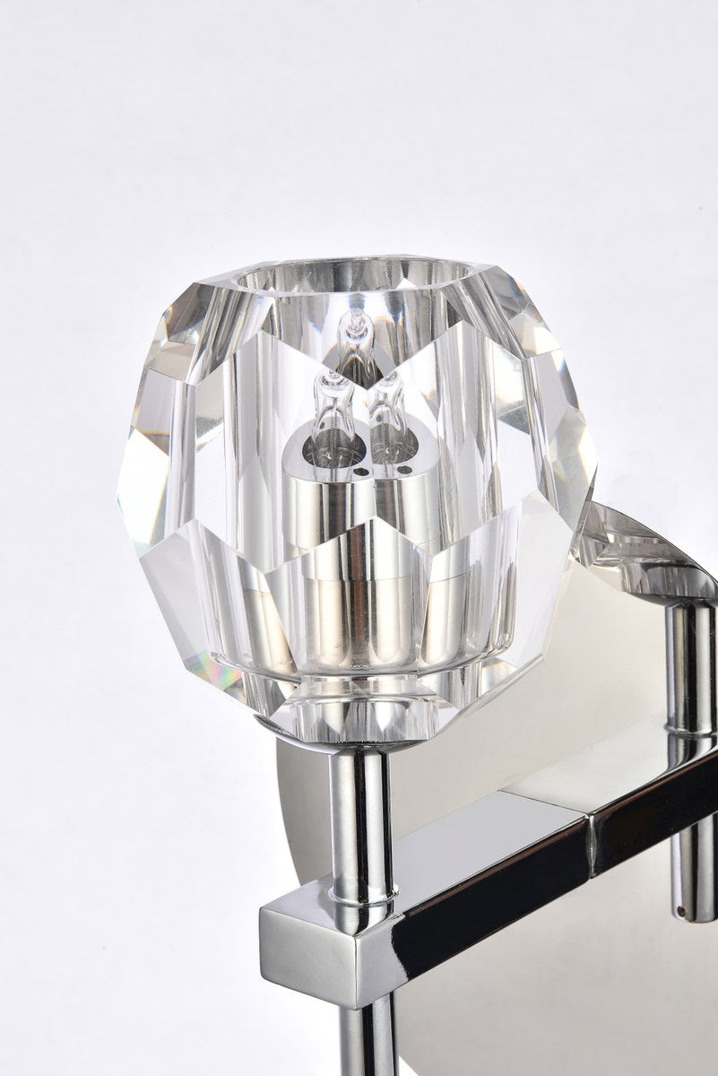 1 Light Chrome Wall Sconce