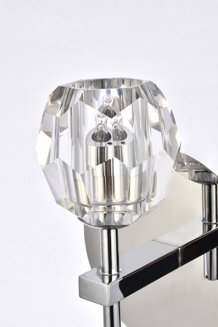 1 Light Chrome Wall Sconce