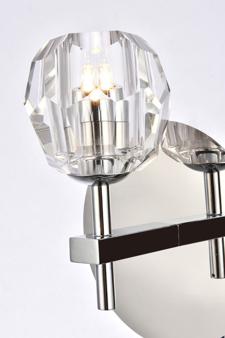 1 Light Chrome Wall Sconce