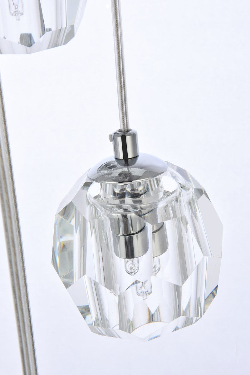 24 Lights Chrome Pendant