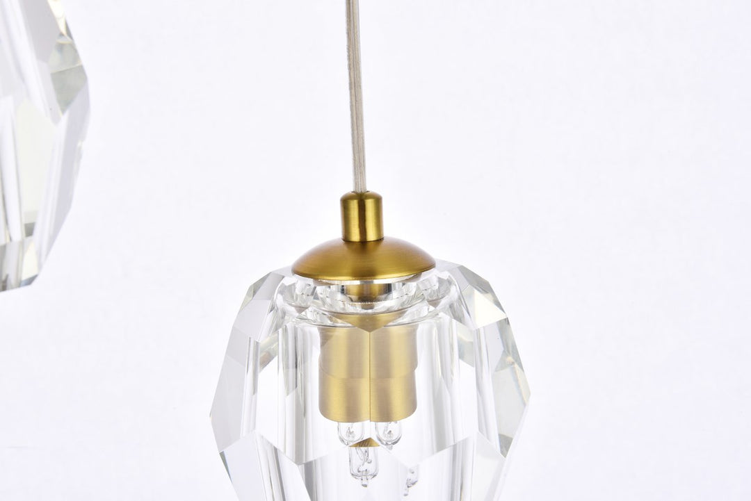 5 Lights Gold Pendant