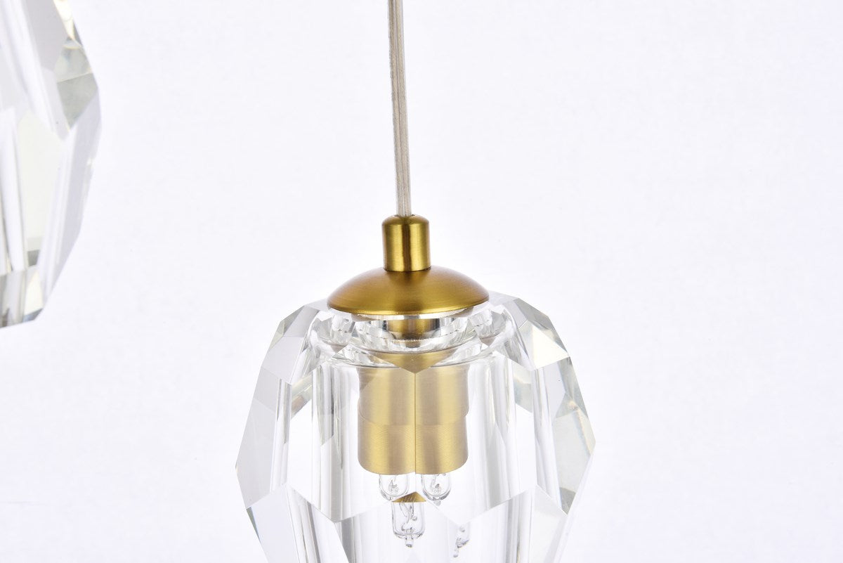 5 Lights Gold Pendant