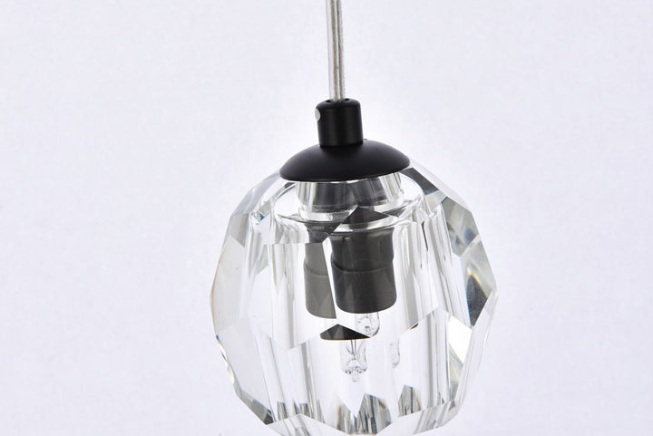 10 Lights Black Pendant