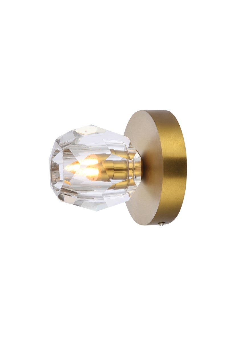 1 Light Gold Flush Mount
