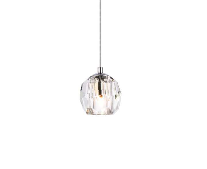 1 Light Chrome Pendant