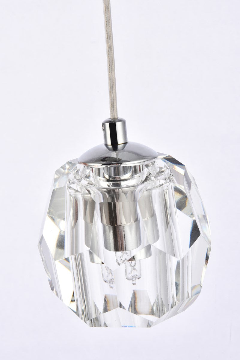 3 Lights Chrome Pendant
